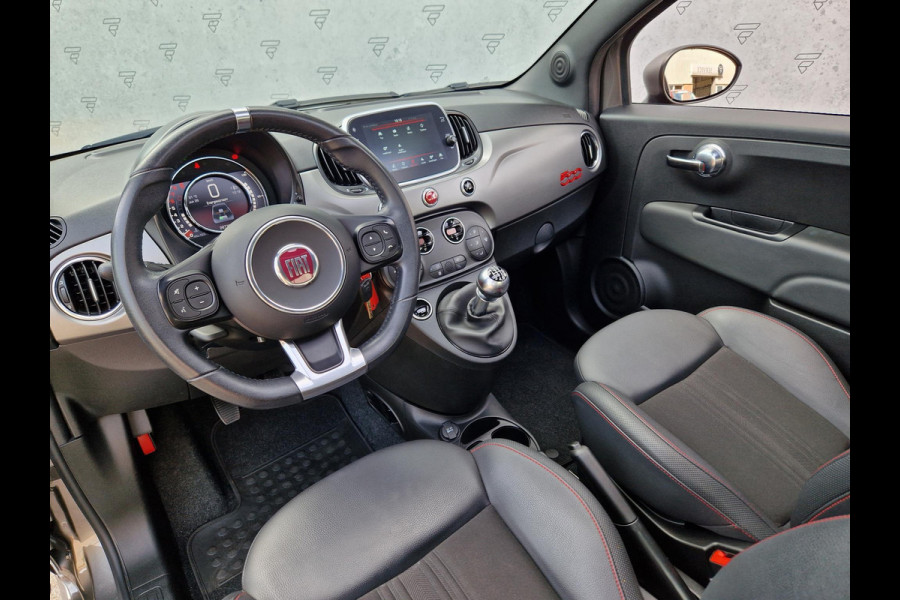 Fiat 500 1.0 Hybrid Sport | Open Dak | Cruise | Apple Carplay / Android Auto | PDC | Licht- en Regensensor |