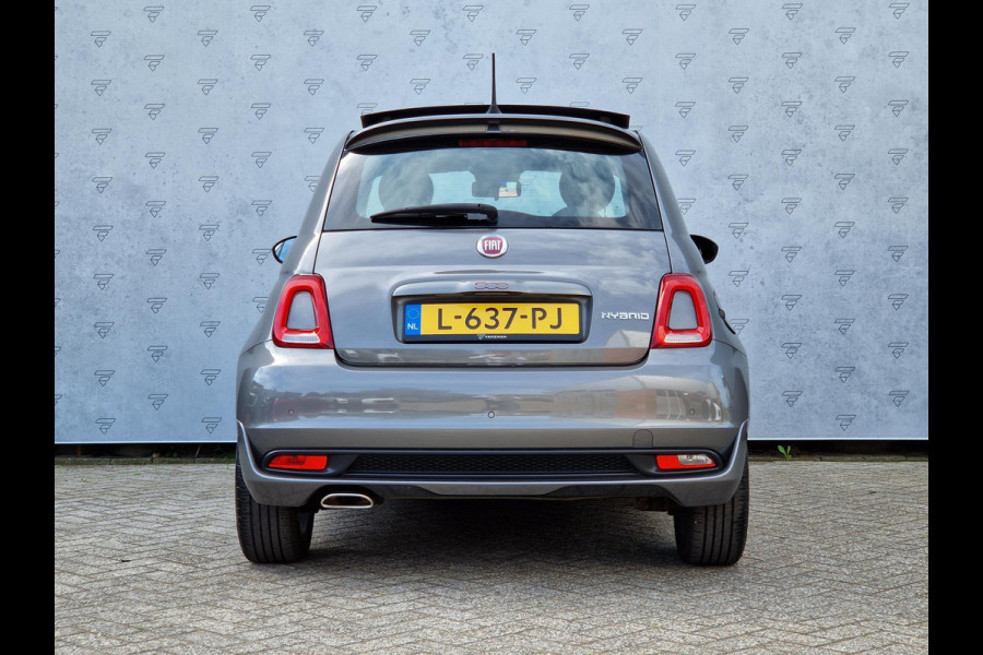 Fiat 500 1.0 Hybrid Sport | Open Dak | Cruise | Apple Carplay / Android Auto | PDC | Licht- en Regensensor |