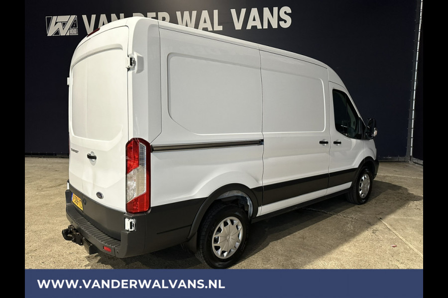 Ford Transit 2.0 TDCI 131pk L2H2 Euro6 Airco | 2800kg Trekhaak | Navigatie | Camera cruisecontrol, parkeersensoren, verwarmde voorruit, bijrijdersbank, apple carplay, android auto