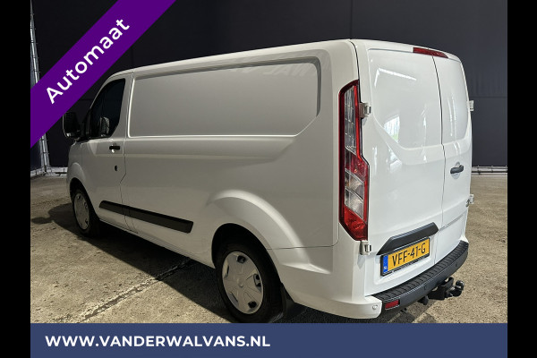 Ford Transit Custom 2.0 TDCI 130pk Automaat L1H1 inrichting Euro6 Airco | Navigatie | Trekhaak stoelverwarming, cruisecontrol, parkeersensoren, verwarmde voorruit, led, 3 zits