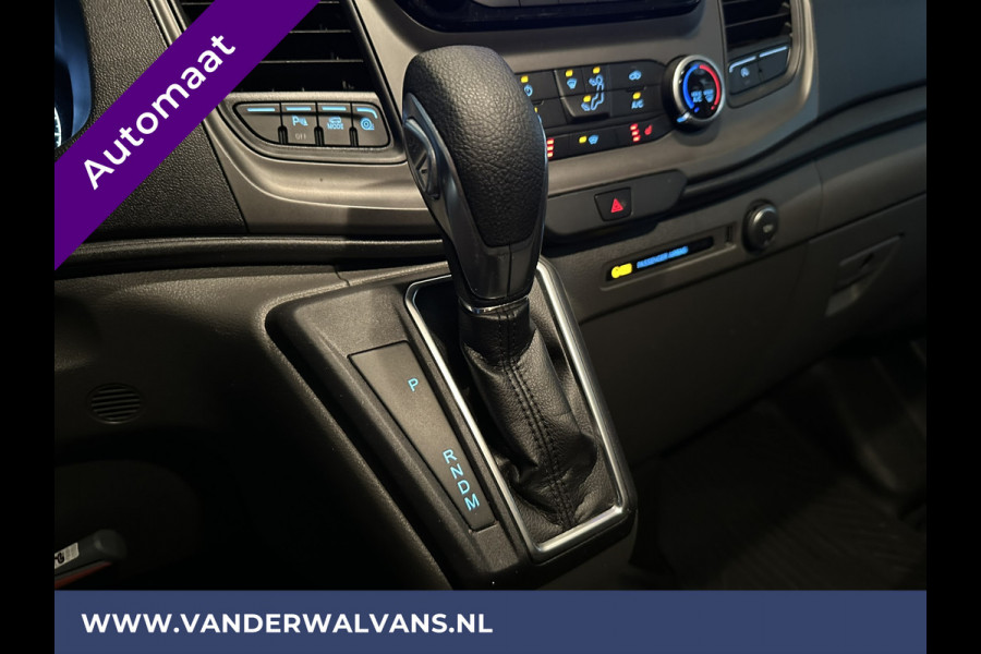 Ford Transit Custom 2.0 TDCI 130pk Automaat L1H1 inrichting Euro6 Airco | Navigatie | Trekhaak stoelverwarming, cruisecontrol, parkeersensoren, verwarmde voorruit, led, 3 zits