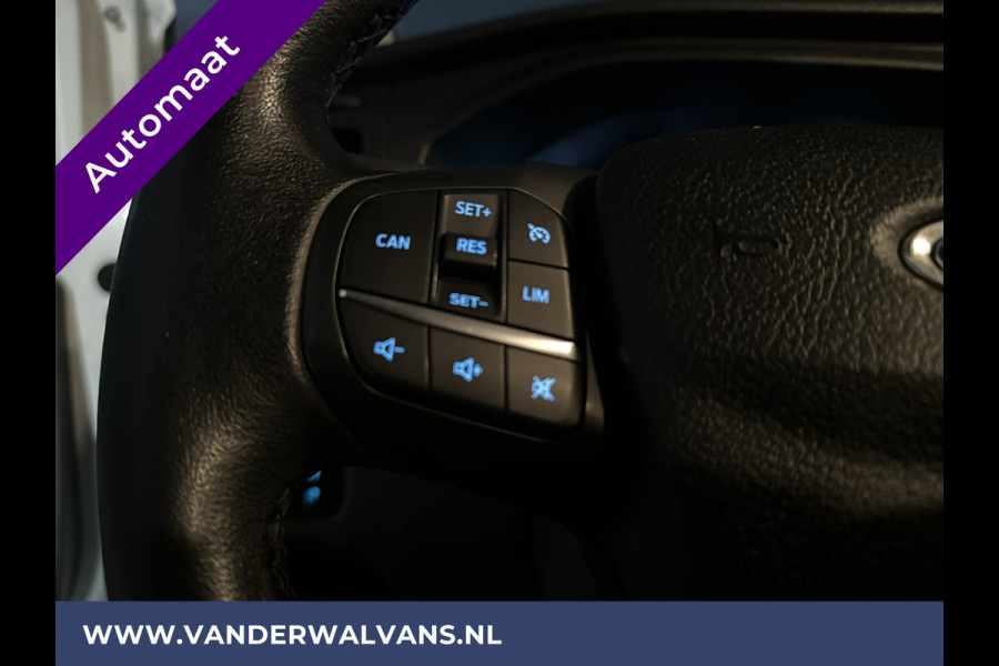 Ford Transit Custom 2.0 TDCI 130pk Automaat L1H1 inrichting Euro6 Airco | Navigatie | Trekhaak stoelverwarming, cruisecontrol, parkeersensoren, verwarmde voorruit, led, 3 zits