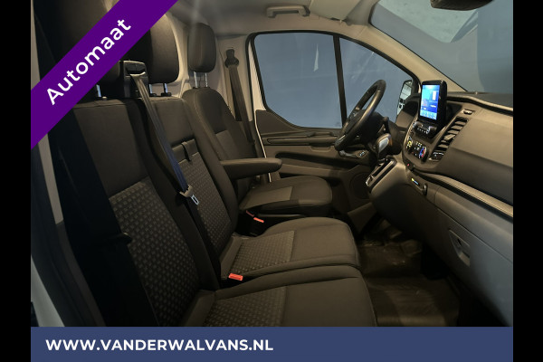 Ford Transit Custom 2.0 TDCI 130pk Automaat L1H1 inrichting Euro6 Airco | Navigatie | Trekhaak stoelverwarming, cruisecontrol, parkeersensoren, verwarmde voorruit, led, 3 zits