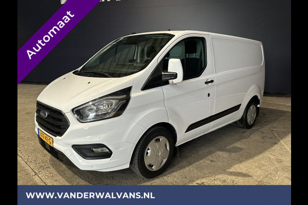 Ford Transit Custom 2.0 TDCI 130pk Automaat L1H1 inrichting Euro6 Airco | Navigatie | Trekhaak stoelverwarming, cruisecontrol, parkeersensoren, verwarmde voorruit, led, 3 zits