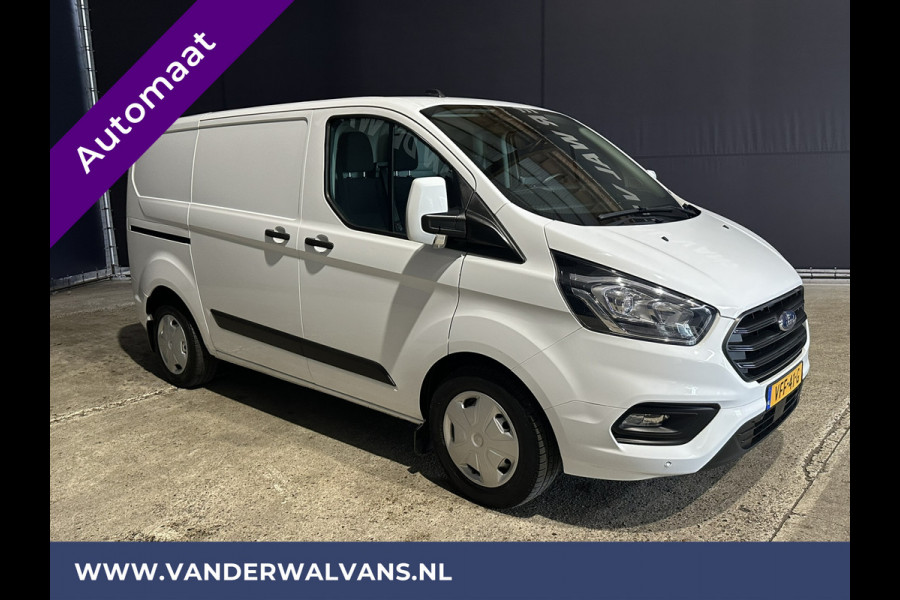 Ford Transit Custom 2.0 TDCI 130pk Automaat L1H1 inrichting Euro6 Airco | Navigatie | Trekhaak stoelverwarming, cruisecontrol, parkeersensoren, verwarmde voorruit, led, 3 zits