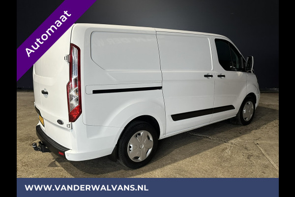 Ford Transit Custom 2.0 TDCI 130pk Automaat L1H1 inrichting Euro6 Airco | Navigatie | Trekhaak stoelverwarming, cruisecontrol, parkeersensoren, verwarmde voorruit, led, 3 zits