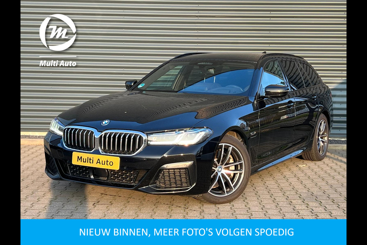 BMW 5 Serie Touring 530e M-Sport Plug in Hybrid PHEV | Trekhaak af Fabriek | Adaptive Cruise | Laser Led | Carplay | Harman/Kardon | Head-up Display |