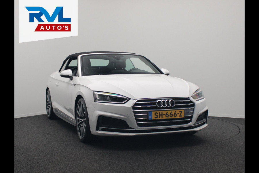 Audi A5 Cabriolet 2.0 TFSI *2 x S-Line* Origineel NL Leder Navigatie Trekhaak