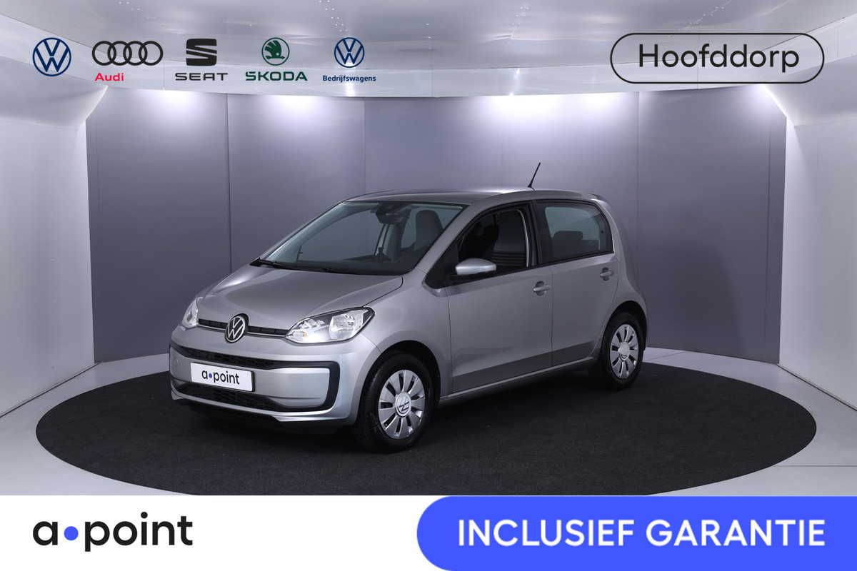 Volkswagen up! 1.0 Private lease vanaf €330,- pm | 65 pk | Verlengde garantie | Navigatie via App | Autom. airco | Cruise control | Achteruitrijcamera |