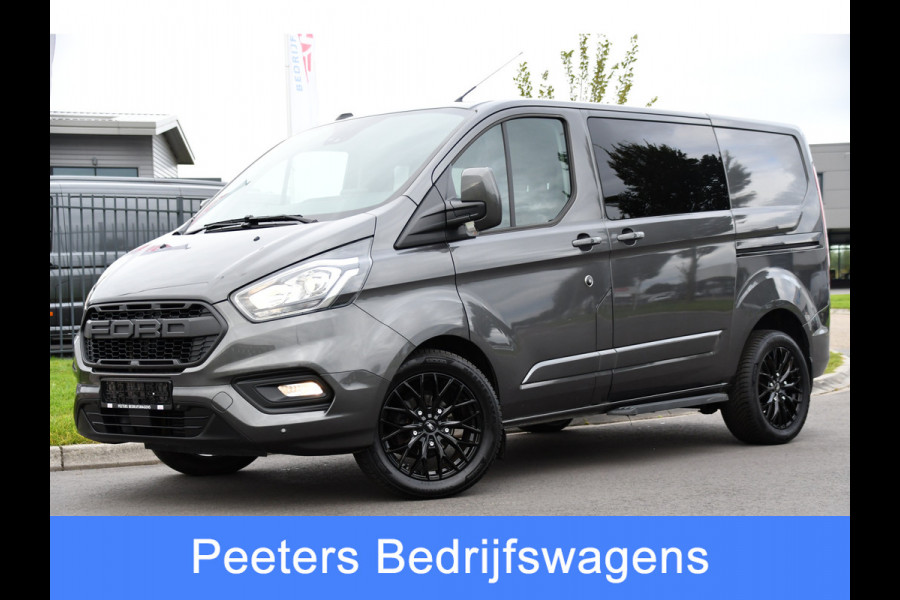 Ford Transit Custom 300 2.0 TDCI L1H1 DC Limited Raptor Edition Camera, Cruise, Carplay, Automaat, Stoelverwarming, LED, Automaat, 170PK, Trekhaak, UNIEK!