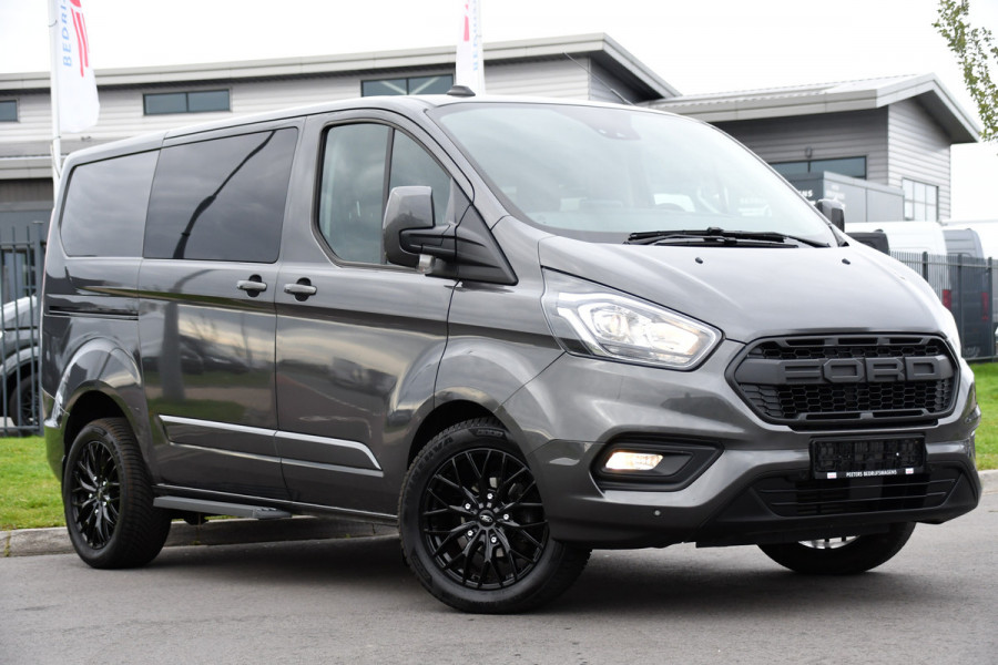 Ford Transit Custom 300 2.0 TDCI L1H1 DC Limited Raptor Edition Camera, Cruise, Carplay, Automaat, Stoelverwarming, LED, Automaat, 170PK, Trekhaak, UNIEK!