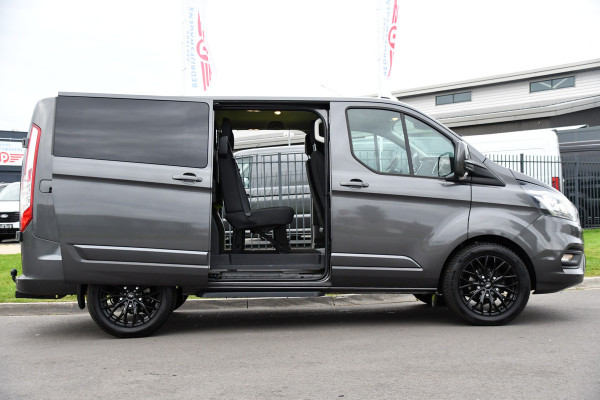 Ford Transit Custom 300 2.0 TDCI L1H1 DC Limited Raptor Edition Camera, Cruise, Carplay, Automaat, Stoelverwarming, LED, Automaat, 170PK, Trekhaak, UNIEK!