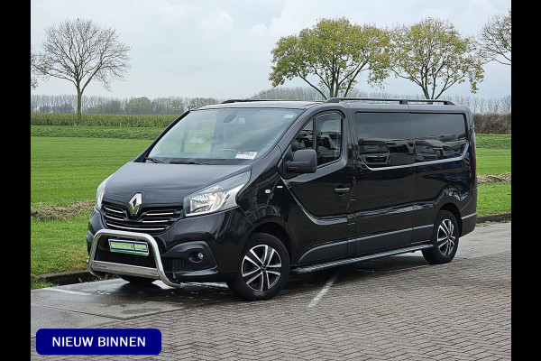 Renault Trafic 1.6 dCi T29 L2H1 DC NAP Airco Navi Sidebars Lm-Velgen + Bullbar NAP Euro6!