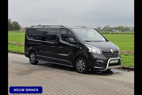 Renault Trafic 1.6 dCi T29 L2H1 DC NAP Airco Navi Sidebars Lm-Velgen + Bullbar NAP Euro6!