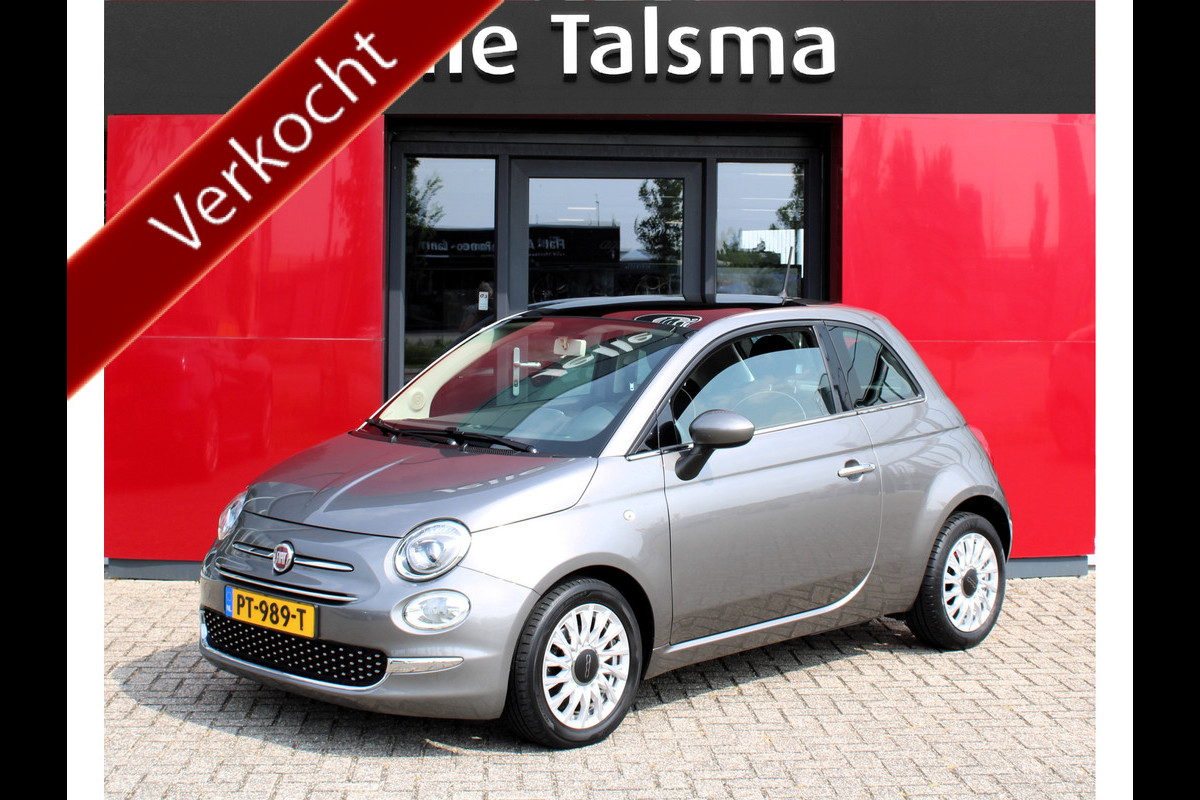 Fiat 500 TwinAir Turbo 81PK Lounge | Cruise control | Panoramadak |