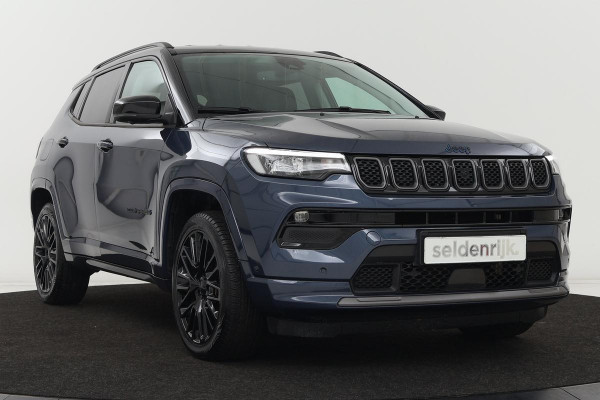 Jeep Compass 4xe 240 Plug-in S | Leder | 360 Camera | Stoel & stuurverwarming | Park Assist | Carplay | Adaptive Cruise | Navigatie