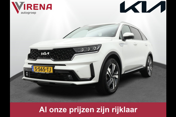 Kia Sorento 1.6 T-GDI PHEV Plug-in 4WD DynamicPlusLine 7-Persoons - Adaptief Cruise Control - Climate Control - Stoelverwarming - LM-Velgen 19" - Lederen Bekleding - Fabrieksgarantie tot 04-2029