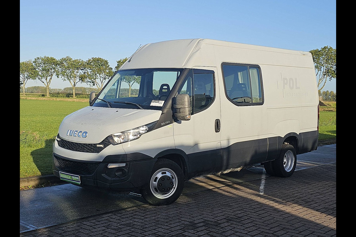 Iveco Daily 35C15V 3.0 Ltr DUBBELLUCHT DC 150 PK EURO6 3500 KG TREKHAAK!