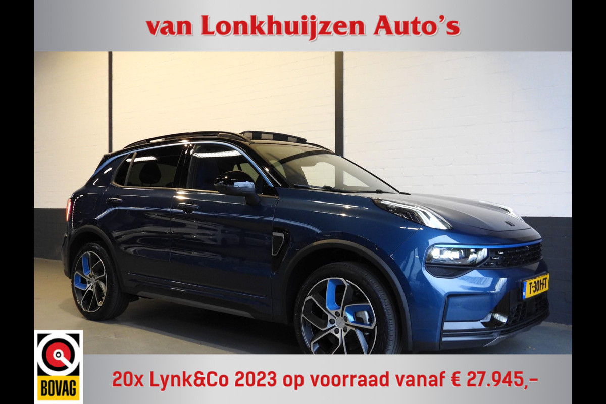 Lynk & Co 01 1.5 PHEV Plug-In ZWARTE HEMEL/360CAM/SCHUIFDAK/LED/20"LMV!