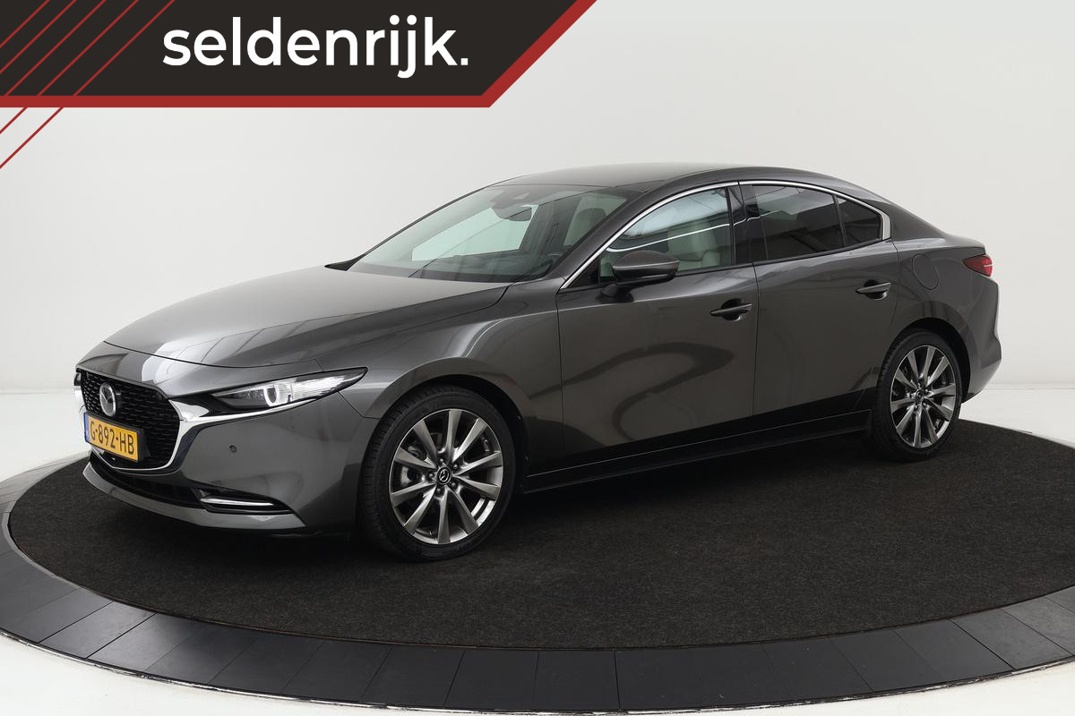 Mazda 3 2.0 SkyActiv-X Hybrid Luxury | Leder | Bose | Memory | Full LED | Stoel & Stuurverwarming | Carplay | Camera