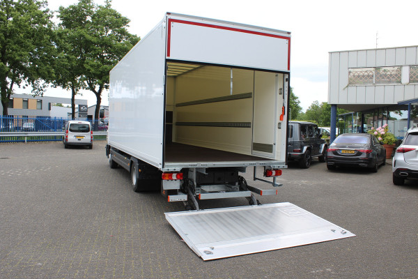 Mercedes-Benz Atego 1224Lnr Bakwagen met Laadklep en Zijdeur, Gesloten bakwagen 728x248x240, 1500 kg laadklep met 180 cm Plateau, Zijdeur