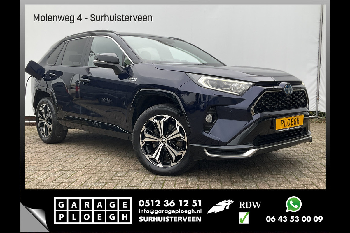 Toyota RAV4 2.5 Plug-in Hybrid Bi tone AWD 360 Cam HUD Trekhaak Leer Stoelverw/ventilatie 4x4 Vol opties!