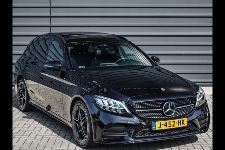 Mercedes-Benz C-Klasse Estate 200 BUSINESS SOLUTION AMG UPGRADE EDITION | PANORAMADAK | LEDER | CAMERA | CARPLAY | TREKHAAK |