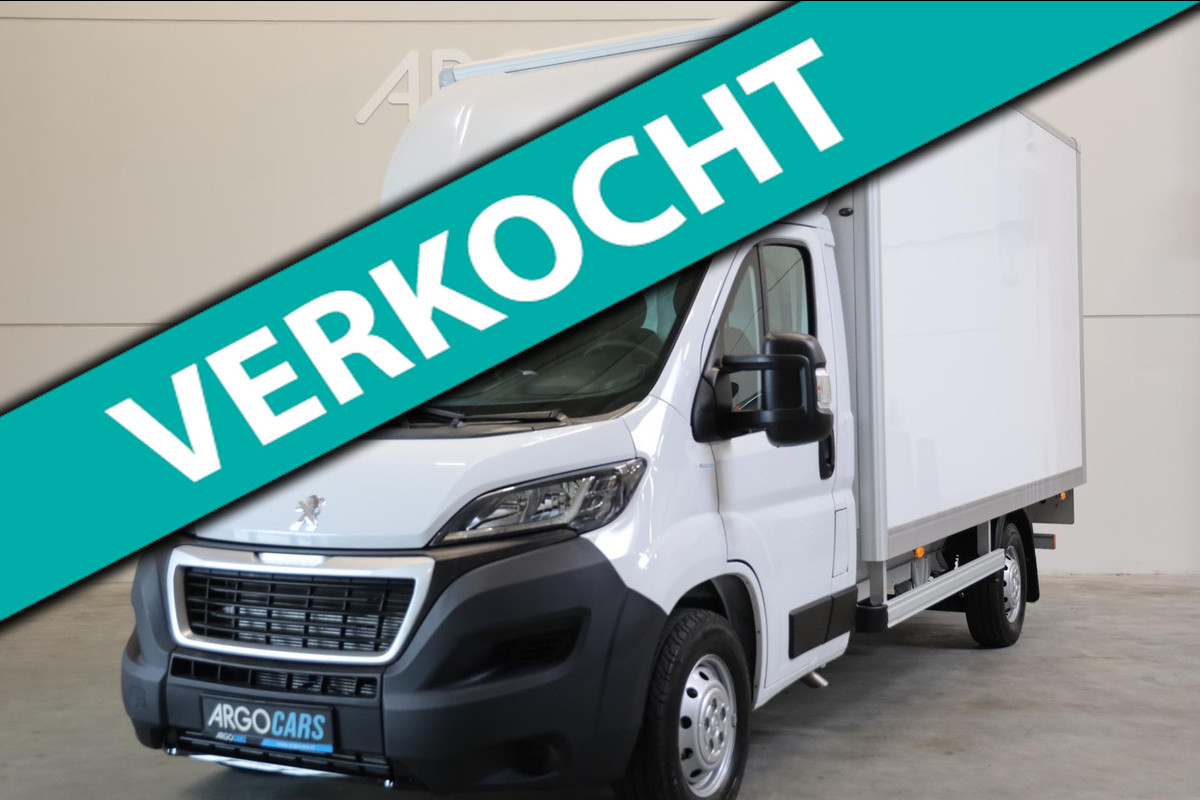 Peugeot Boxer 2.2 BlueHDi 140 PK L3/BAKWAGEN AIRCO/CLIMA LAADKLEP ZIJDEUR NAVI CRUISE LEASE v/a € 211,-p.m. Inruil mogelijk