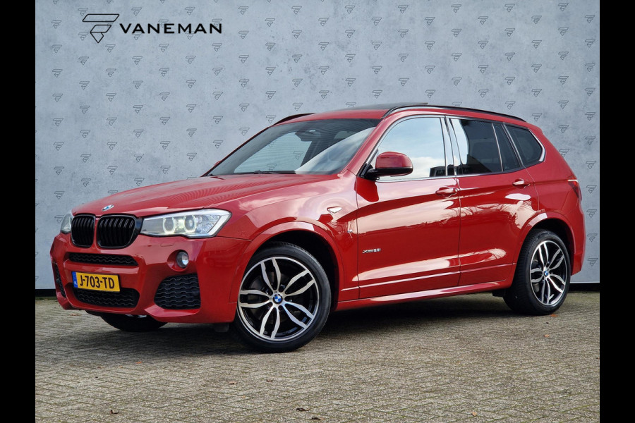 BMW X3 xDrive28i High Executive Automaat | Panoramadak | Sport-Leder | Clima | Camera | PDC | Memory Seat | Cruise | Licht- en Regensensor |