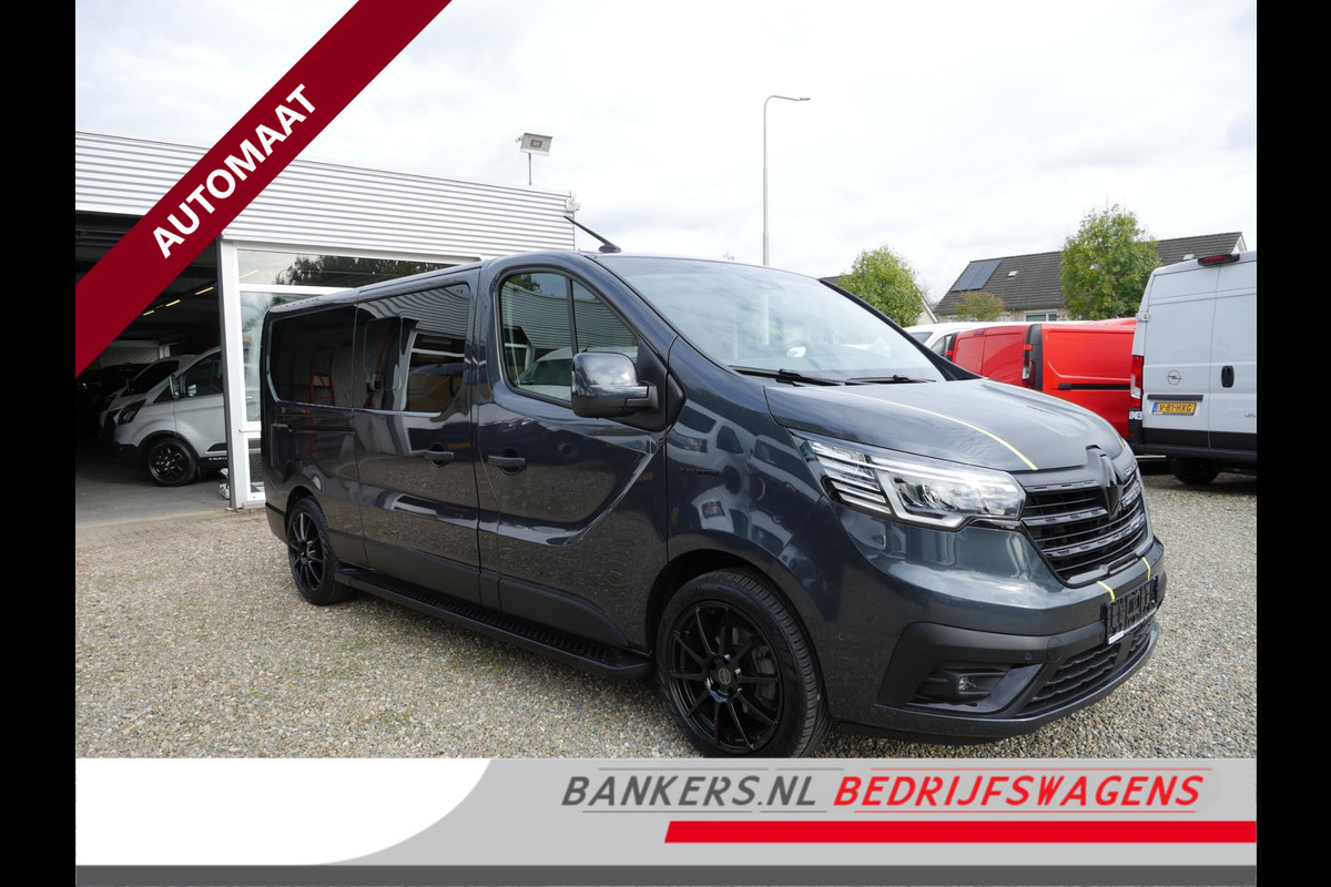 Renault Trafic 2.0 BluedCi Automaat 170PK L2H1dubbel cabine VOL! Black Edition, SUPERDIK!