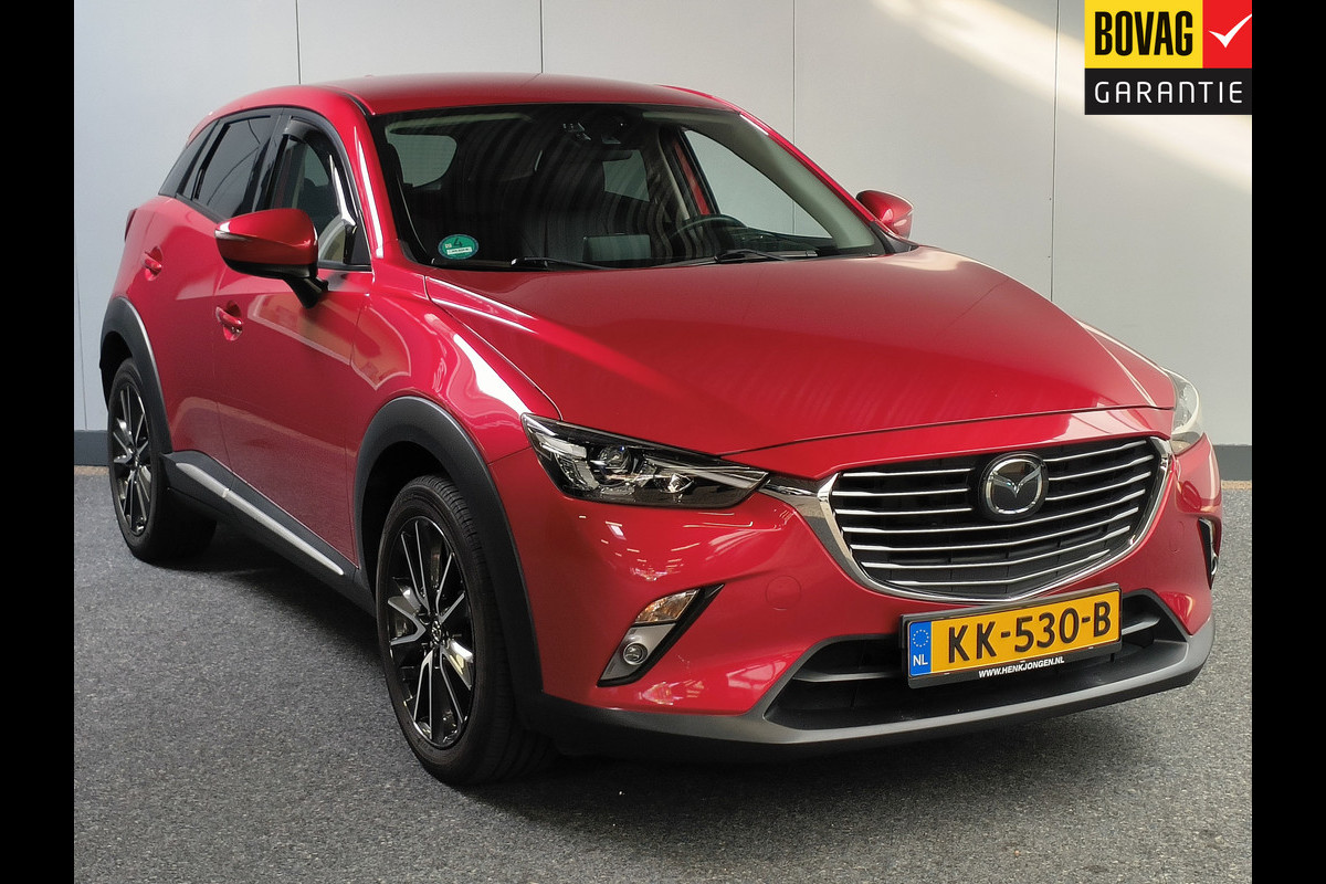 Mazda CX-3 2.0 SkyActiv-G 120 GT-M uit 2016 Rijklaar + 12 maanden Bovag-garantie Henk Jongen Auto's in Helmond,  al 50 jaar service zoals 't hoort!