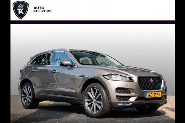 Jaguar F-Pace 2.0 Portfolio Pano AWD 20d Navi Leer Meridiam Keyless Stoelverwarming Automaat