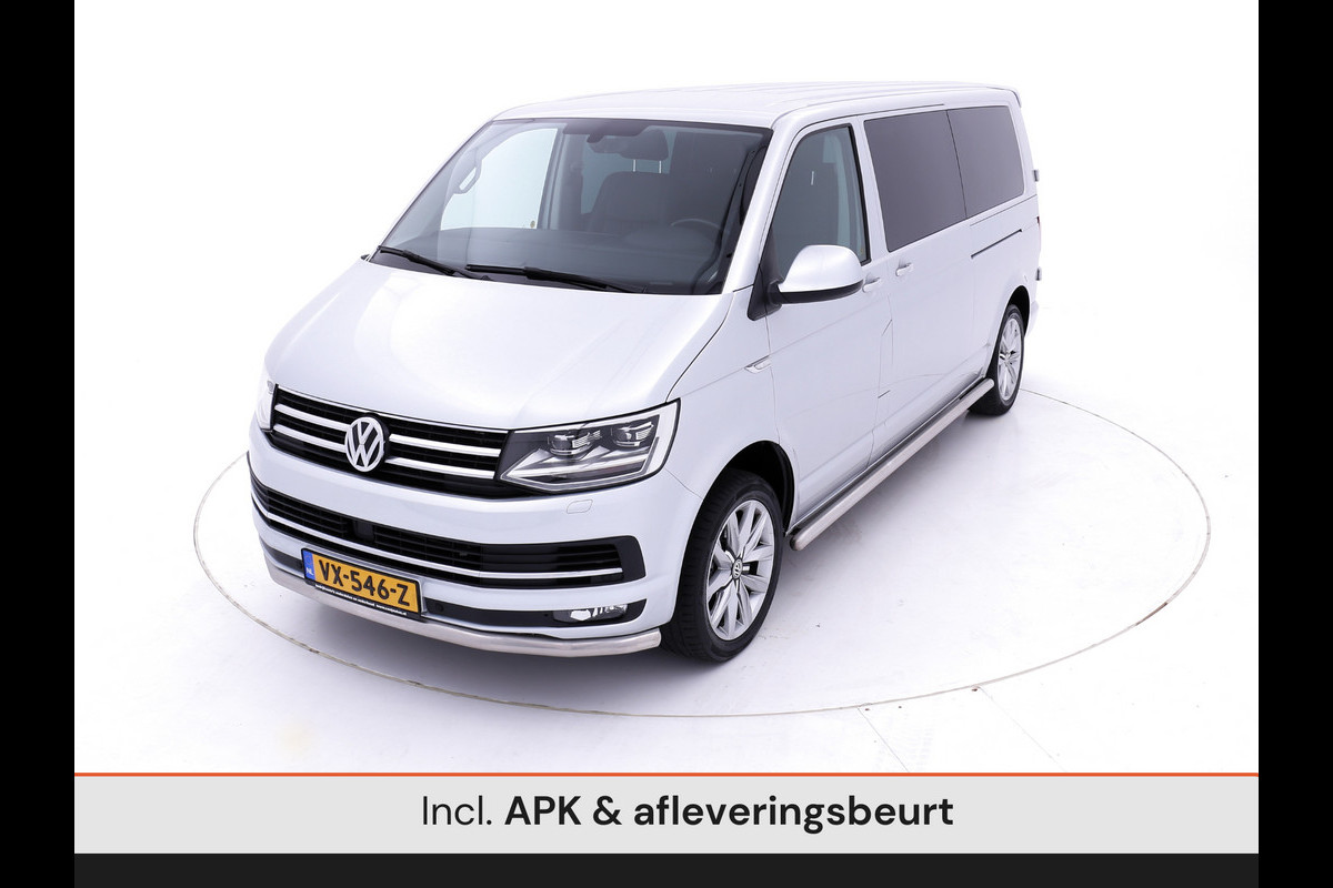 Volkswagen Transporter 2.0 TDI L2H1 Dubbele Cabine Highline luxe navi leer dab 204 pk