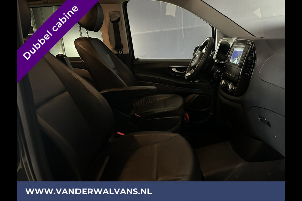 Mercedes-Benz Vito 116 CDI 164pk 9G-Tronic Automaat L2H1 Dubbele cabine Euro6 Airco | Leder | Navigatie Apple Carplay, Android Auto, Camera, Cruisecontrol, Parkeersensoren, 5-Zits