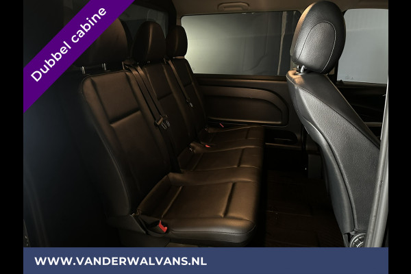 Mercedes-Benz Vito 116 CDI 164pk 9G-Tronic Automaat L2H1 Dubbele cabine Euro6 Airco | Leder | Navigatie Apple Carplay, Android Auto, Camera, Cruisecontrol, Parkeersensoren, 5-Zits