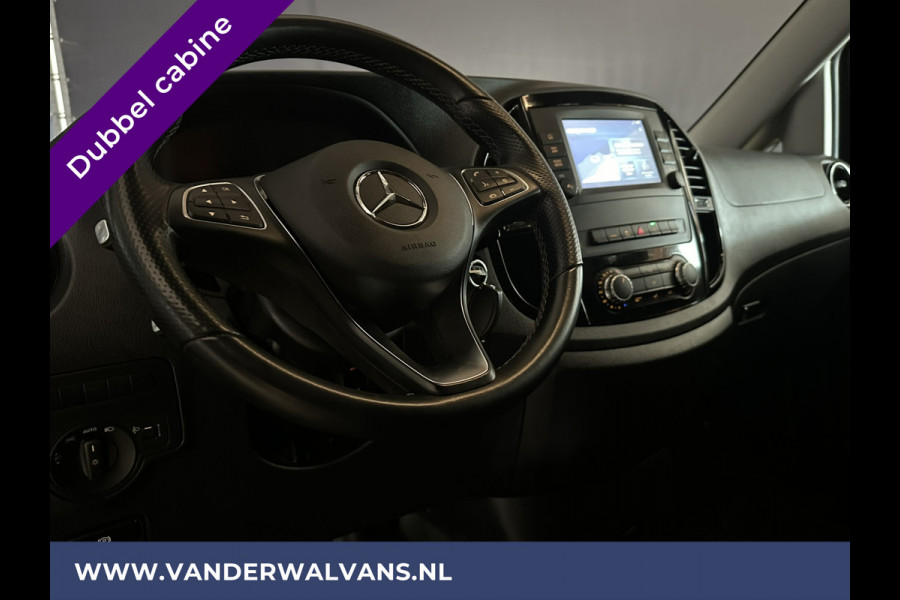 Mercedes-Benz Vito 116 CDI 164pk 9G-Tronic Automaat L2H1 Dubbele cabine Euro6 Airco | Leder | Navigatie Apple Carplay, Android Auto, Camera, Cruisecontrol, Parkeersensoren, 5-Zits