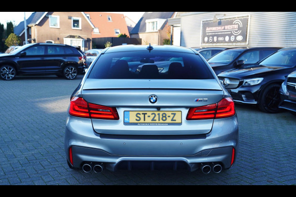 BMW 5 Serie M5 | Carbon | Harman/Kardon | Dealer onderhouden | Sfeerverlichting | Donington Grau | 600PK | NAP | Origineel NL |