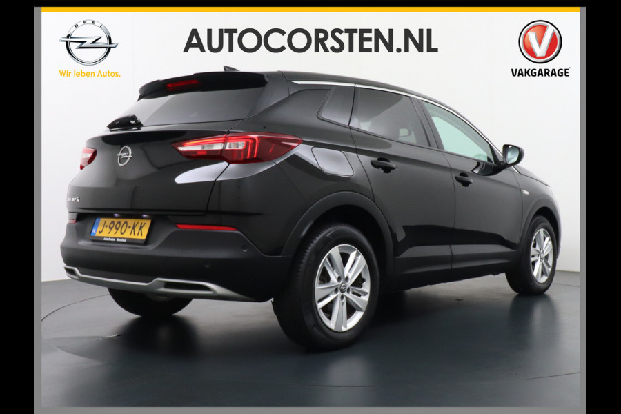 Opel Grandland X T131PK Automaat Apple Carplay Android Auto Navi Ecc Pdc Autom.AchterklepAGR-Stoel Cruise Control Keyless LaneAssist DAB Bluetooth Connected Led Licht-Regensensor Business Executive 1ste Eigenaar 1300 kg trekvermogen 39.000 nieuw!