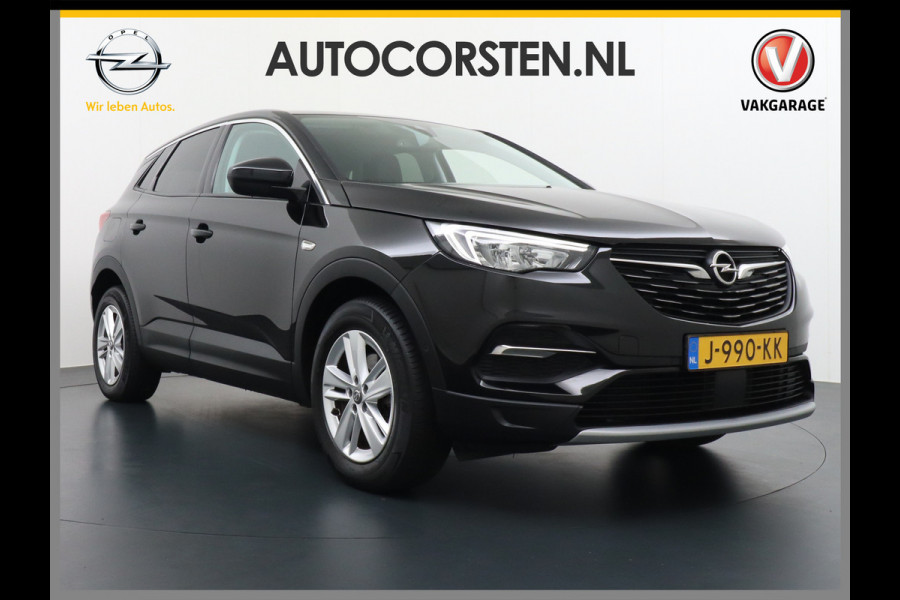 Opel Grandland X T131PK Automaat Apple Carplay Android Auto Navi Ecc Pdc Autom.AchterklepAGR-Stoel Cruise Control Keyless LaneAssist DAB Bluetooth Connected Led Licht-Regensensor Business Executive 1ste Eigenaar 1300 kg trekvermogen 39.000 nieuw!