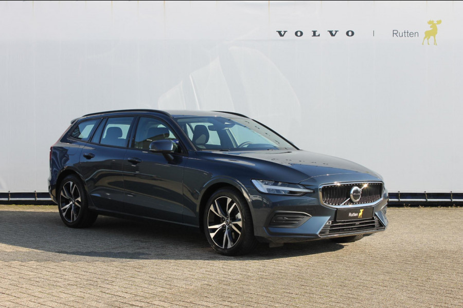 Volvo V60 B3 163pk automaat Essential Edition Google infotainment incl navigatie / Dode hoekherkenning(BLIS) / Adaptieve Cruise control / Semi elektrisch wegklapbare trekhaak