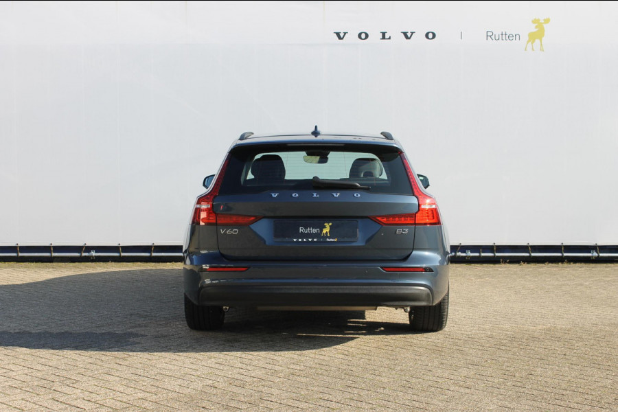 Volvo V60 B3 163pk automaat Essential Edition Google infotainment incl navigatie / Dode hoekherkenning(BLIS) / Adaptieve Cruise control / Semi elektrisch wegklapbare trekhaak