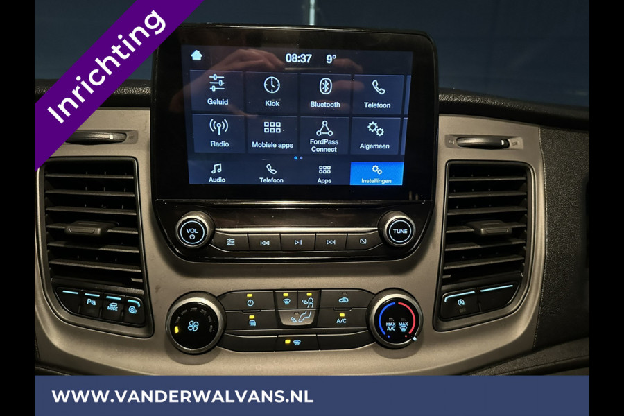 Ford Transit Custom 2.0 TDCI L1H1 inrichting Euro6 Airco | Omvormer | Camera | 2500kg Trekhaak cruisecontrol, android auto, parkeersensoren, bijrijdersbank, verwarmde voorruit