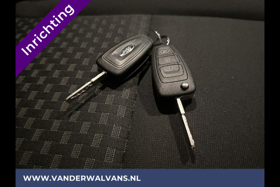 Ford Transit Custom 2.0 TDCI L1H1 inrichting Euro6 Airco | Omvormer | Camera | 2500kg Trekhaak cruisecontrol, android auto, parkeersensoren, bijrijdersbank, verwarmde voorruit