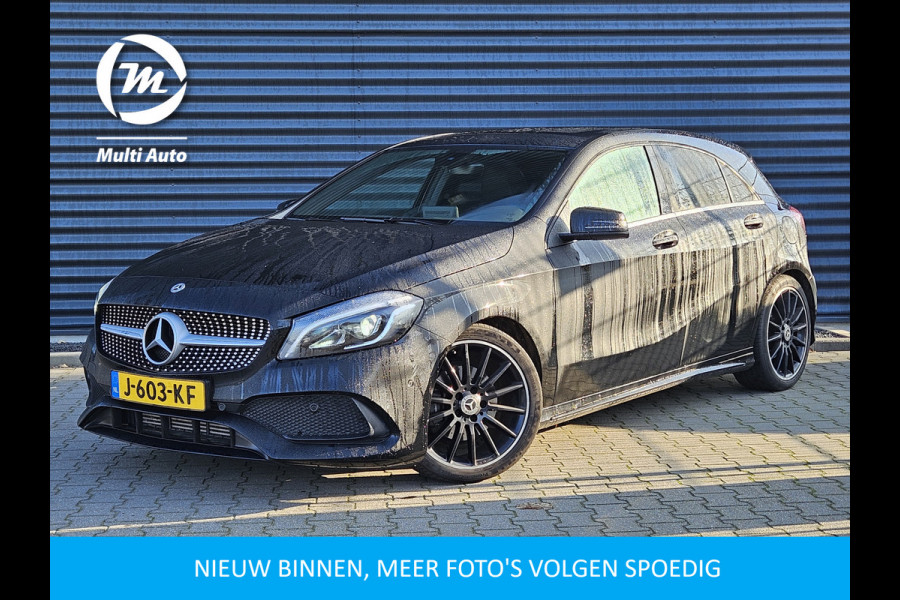 Mercedes-Benz A-Klasse 180 Business Solution AMG 7G - Tronic | Panodak | Alcantara Sportstoelen Memory | Camera | Trekhaak Afn. | Keyless |  Stoelverwarming | Climate Control | 18"L.M |