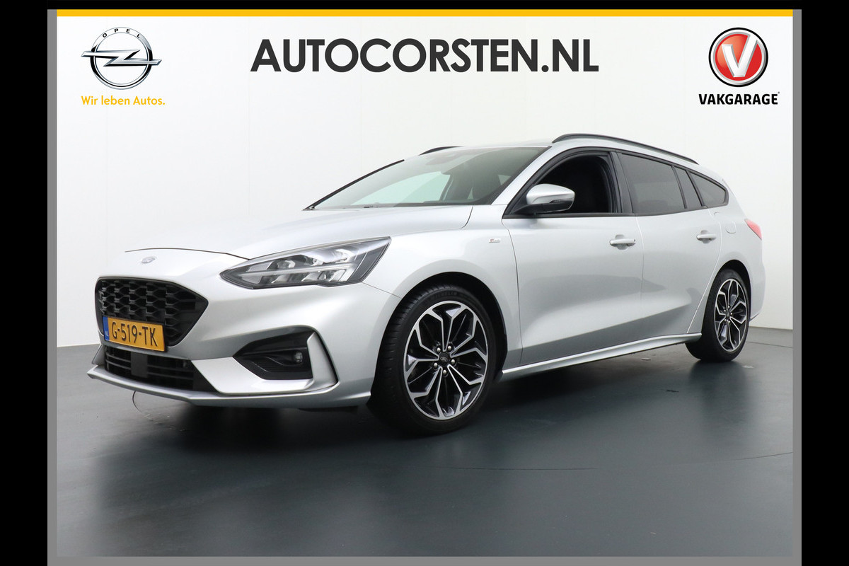 Ford FOCUS Wagon T181PK 4-Cylinder ST-Line Apple Carplay Android Auto Navi Ecc Dab Led Pdc Lmv 18" CruiseControl BlindSpotMonitoring Keyless Wifi Licht-regen sensor Bluetooth Business Soepele en krachtige 4-Cylinder, 1e Eigenaar