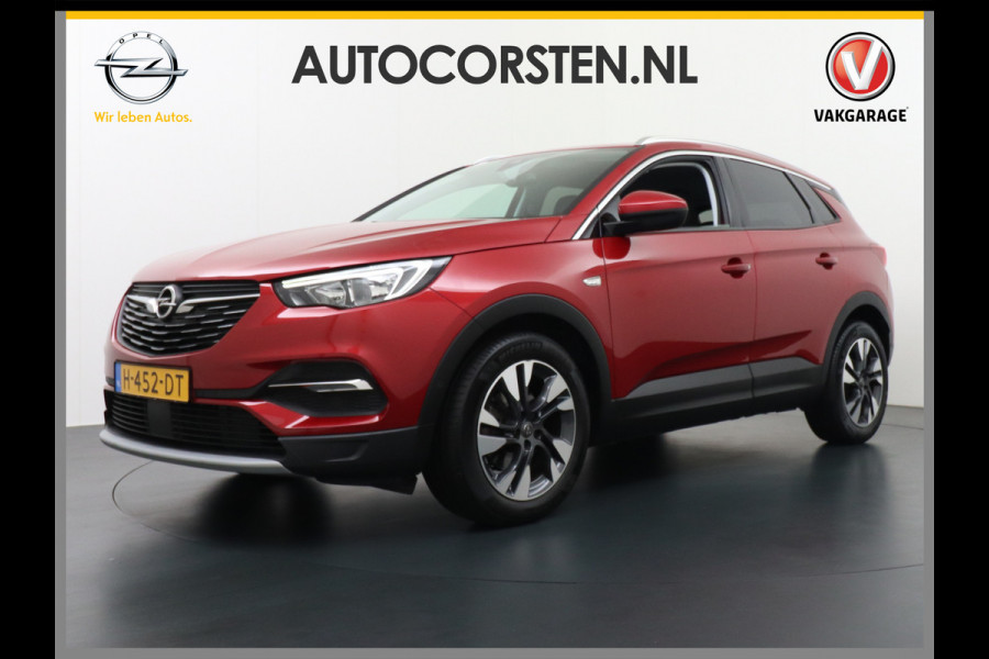 Opel Grandland X T131PK Apple Carplay Android Auto Navi Ecc AGR-Stoelen DAB Keyless Autom.Achterklep Led Cruise Control lane-Assist Regen-Lichtsensor Bluetooth Lmv 18" Business Executive 1ste Eigenaar, laatste beurt gehad bij 106.000km