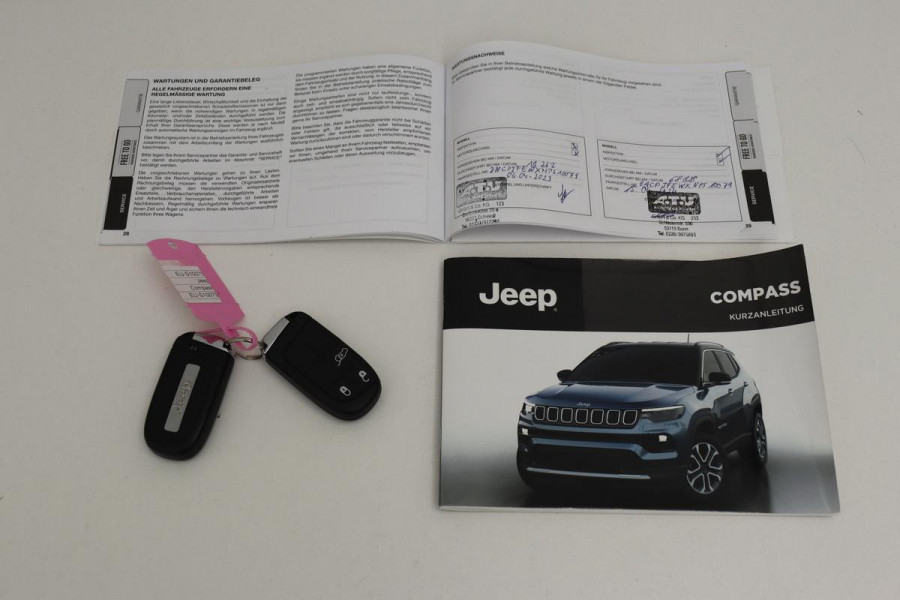 Jeep Compass 4xe 240 Plug-in S | Leder | 360 Camera | Stoel & stuurverwarming | Park Assist | Carplay | Adaptive Cruise | Navigatie