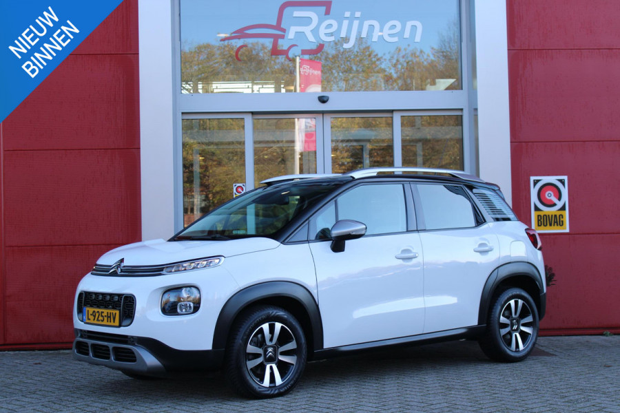 Citroën C3 Aircross 1.2 110PK AUTOMAAT SHINE | NAVIGATIE | APPLE CARPLAY/ANDROID AUTO | DAB+ RADIO | CRUISE CONTROL | LICHTMETALEN VELGEN | PARKEER SENSOREN VOOR EN ACHTER | ALL SEASON BANDEN | ZONNESCHERMEN ACHTER | CLIMATE CONTROL |