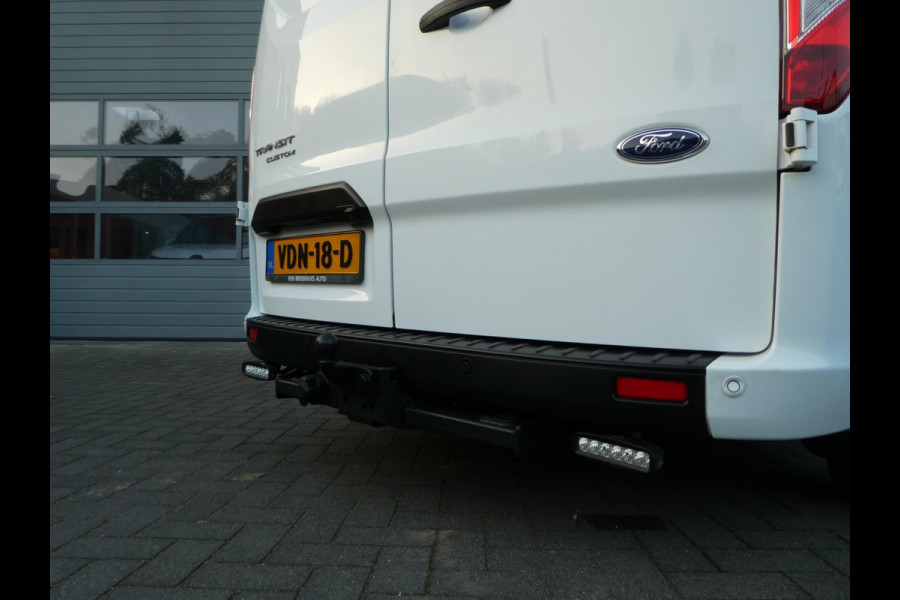 Ford Transit Custom 320 2.0 TDCI 130pk L2, Camera, Navigatie, LED, 3-Zits, 2xSchuifdeur.