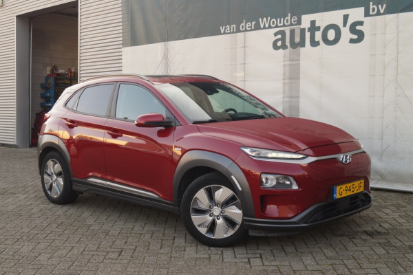 Hyundai Kona EV Premium 64kWh -LEER-ECC-S.DAK-NAVI-CAM-